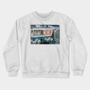 Abandoned Vintage Truck Interior Crewneck Sweatshirt